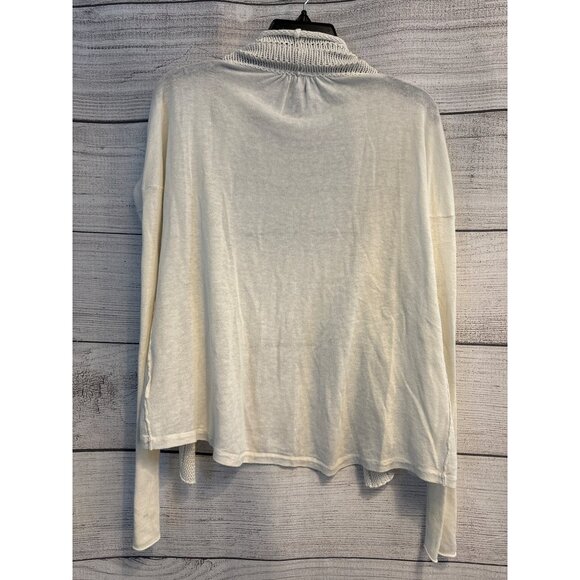 Splendid White Open Front Cardigan Sweater Size XS - Picture 4 of 4